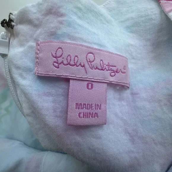 Lilly Pulitzer Pink and Blue Mini Dress - Picture 7 of 12